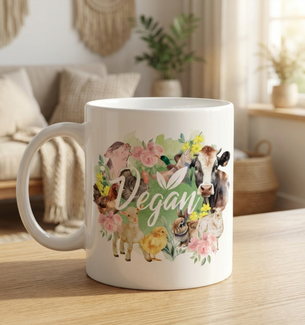 mug_blanc-_vegan_kindness_V2_Les-TiChats_ Vegan kindness
