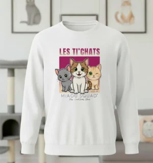 sweat homme_MiaouSquad_lestichats Miaou Squad